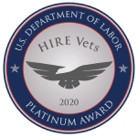 U.S. Department of Labor HIRE Vets 2020 Platinum Award